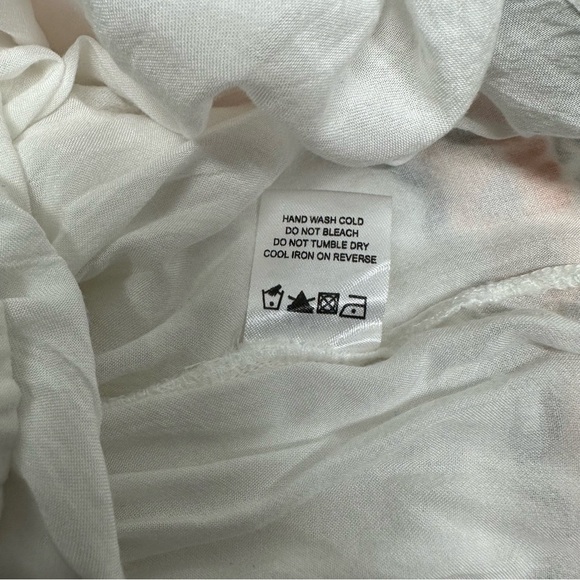 TULAROSA Size XXS White Multicolor Embroidered mini Dress - Picture 8 of 13